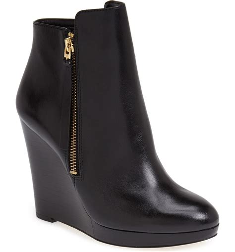 Michael Kors wedge booties